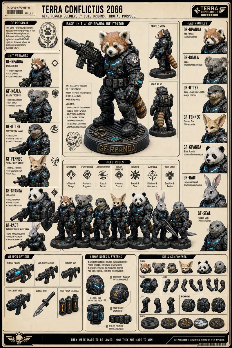 Commercial stock gene-forged operator