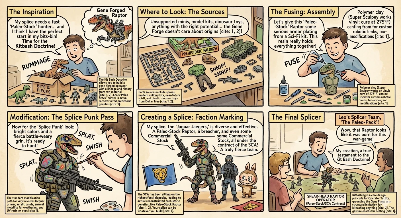 Kitbash doctrine comic strip