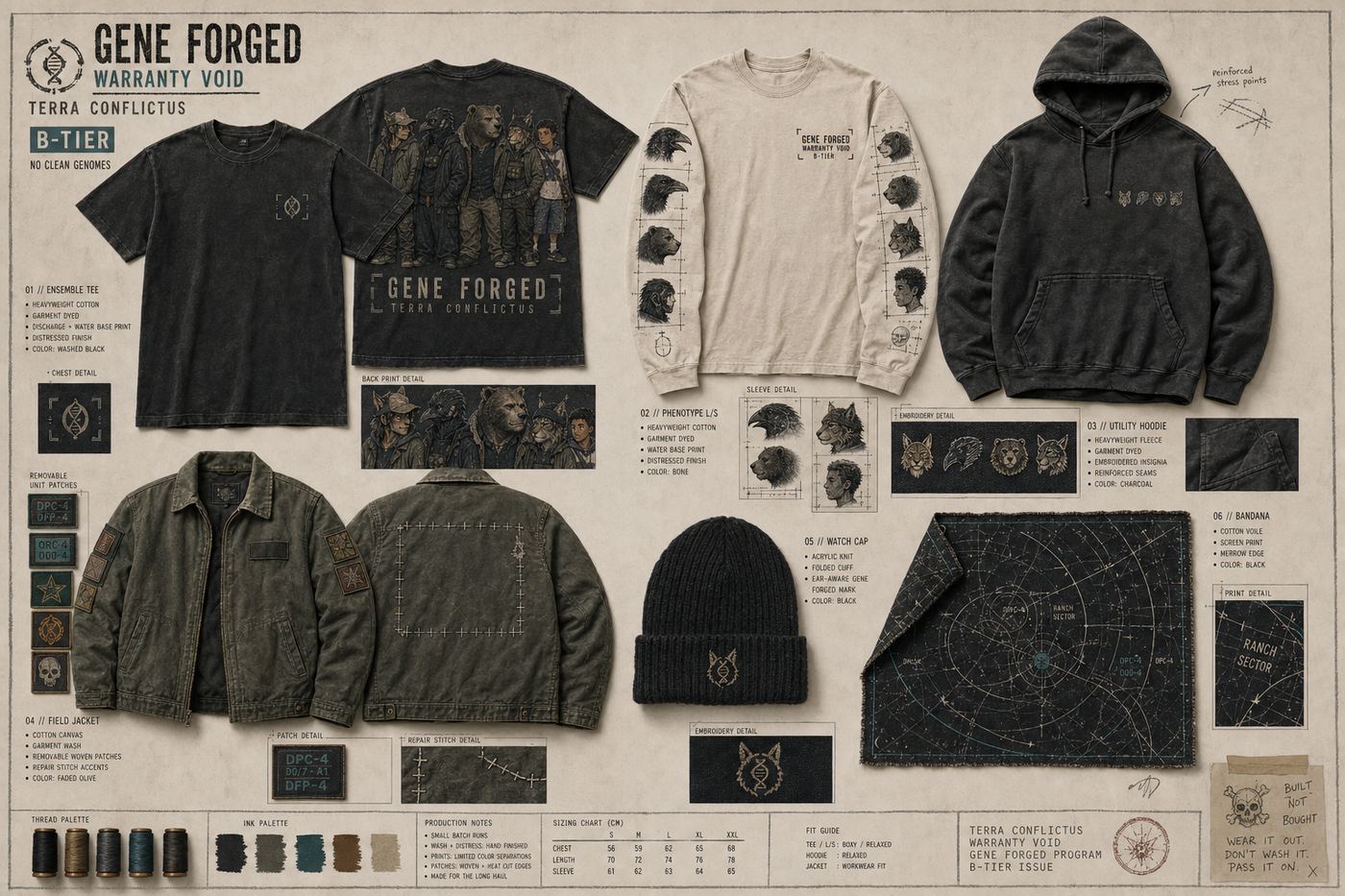 Field apparel capsule.