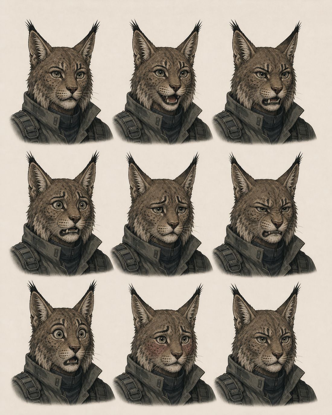 Cas, Caseline-9 — expression sheet