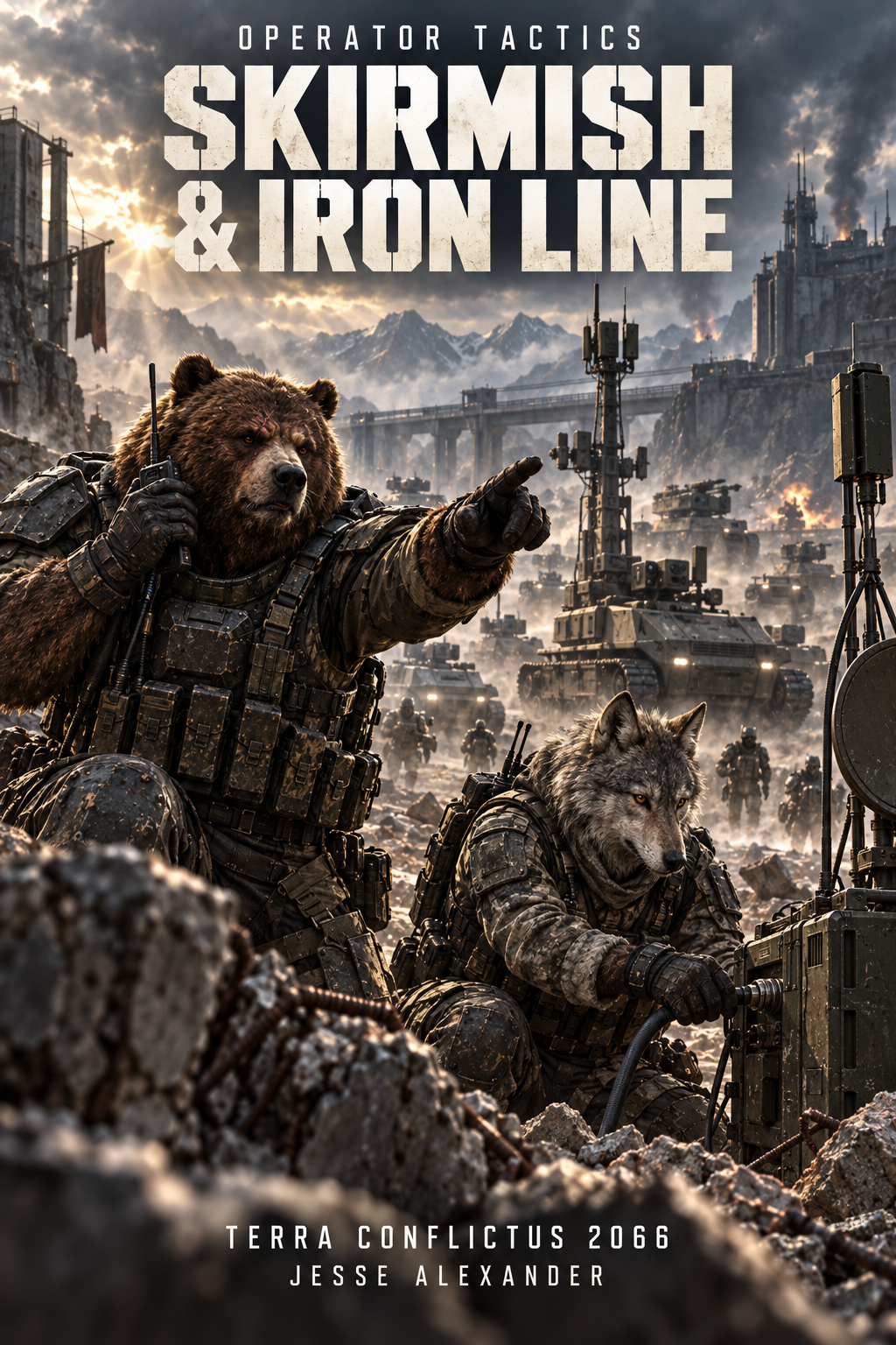 Skirmish & Iron Line — cinematic Terra Conflictus cover